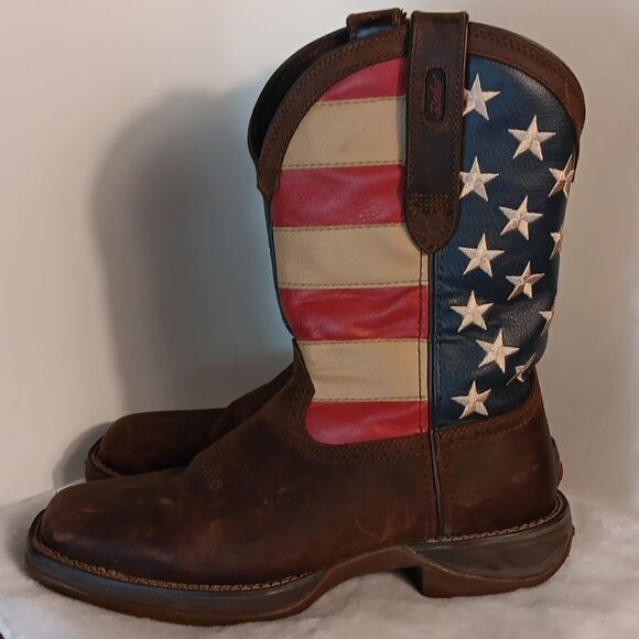 Durango Rebel Patriotic Flag Men's Western Boots - Picture 1 of 6